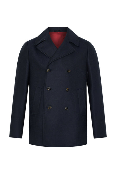Double Breasted Wool Zachary Wool Peacoat Horatio Peacoat
