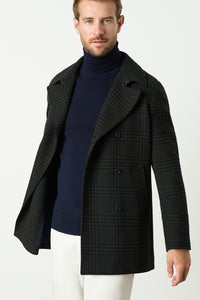 Tanaro Check Peacoat