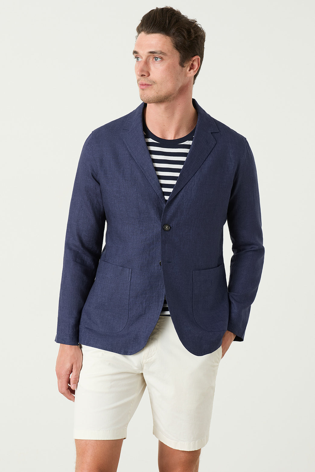 Dalton Linen Shirt Jacket