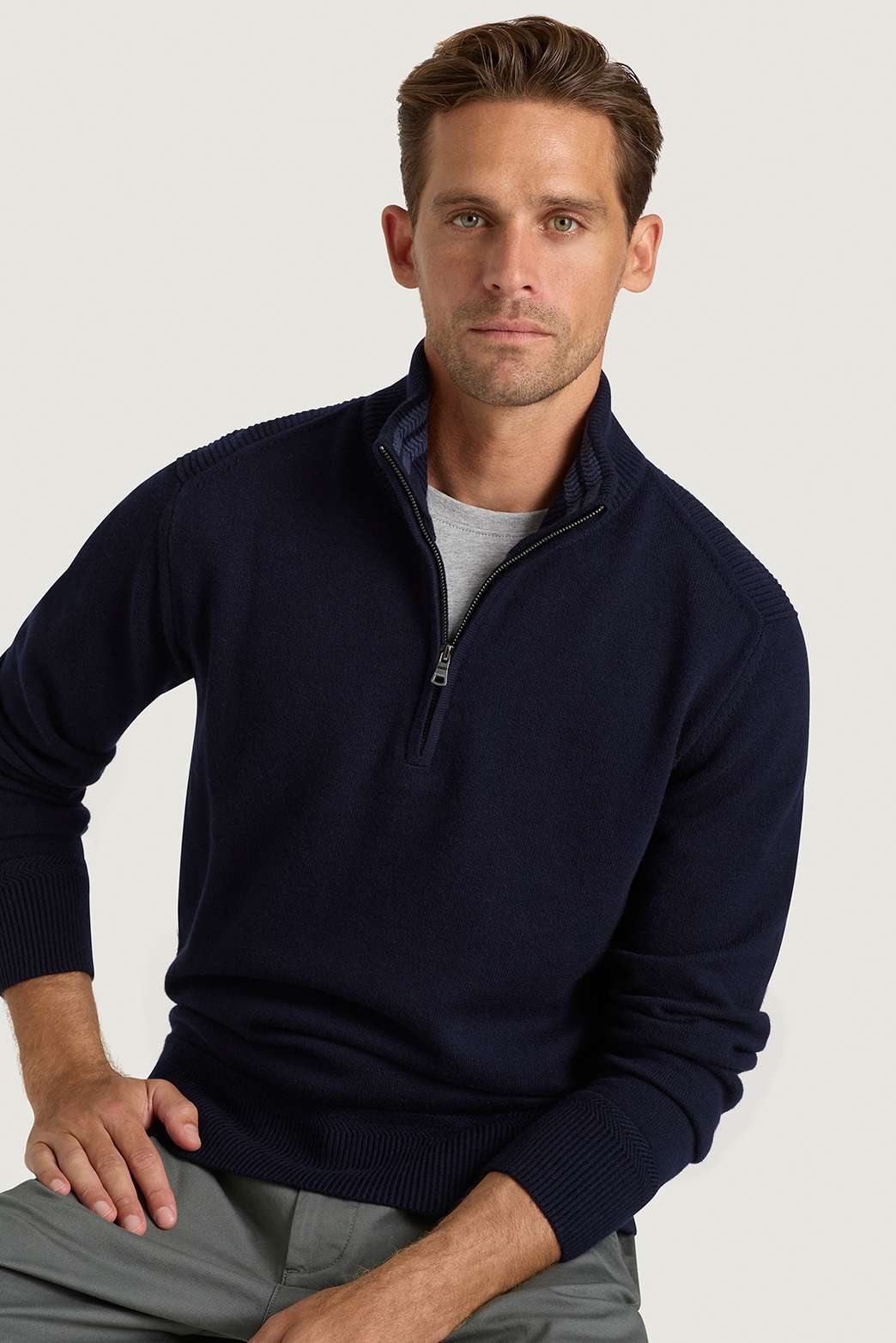 Perry Knit Half-Zip – M.J. Bale