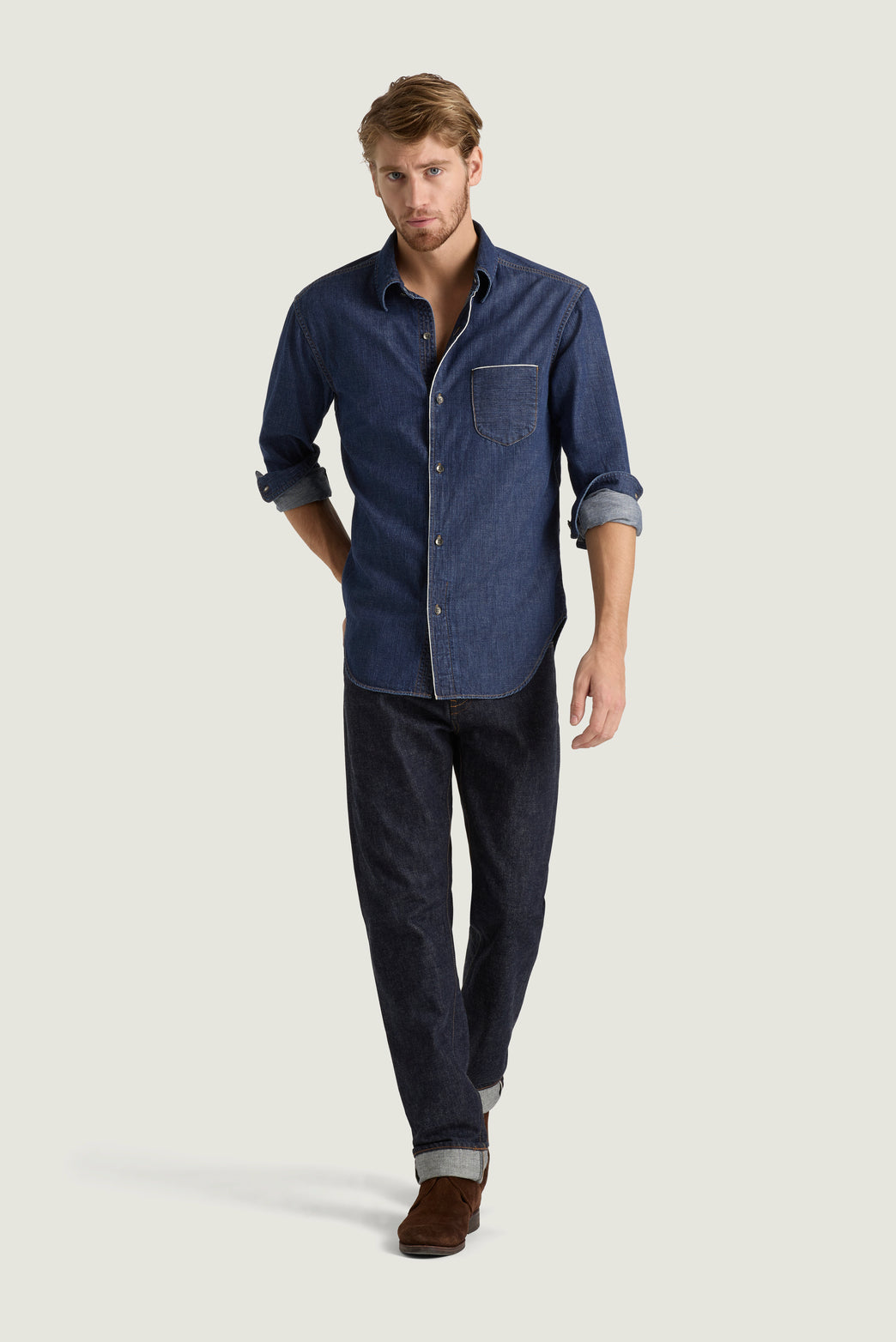 Kuwagata Selvedge Denim Shirt – M.J. Bale